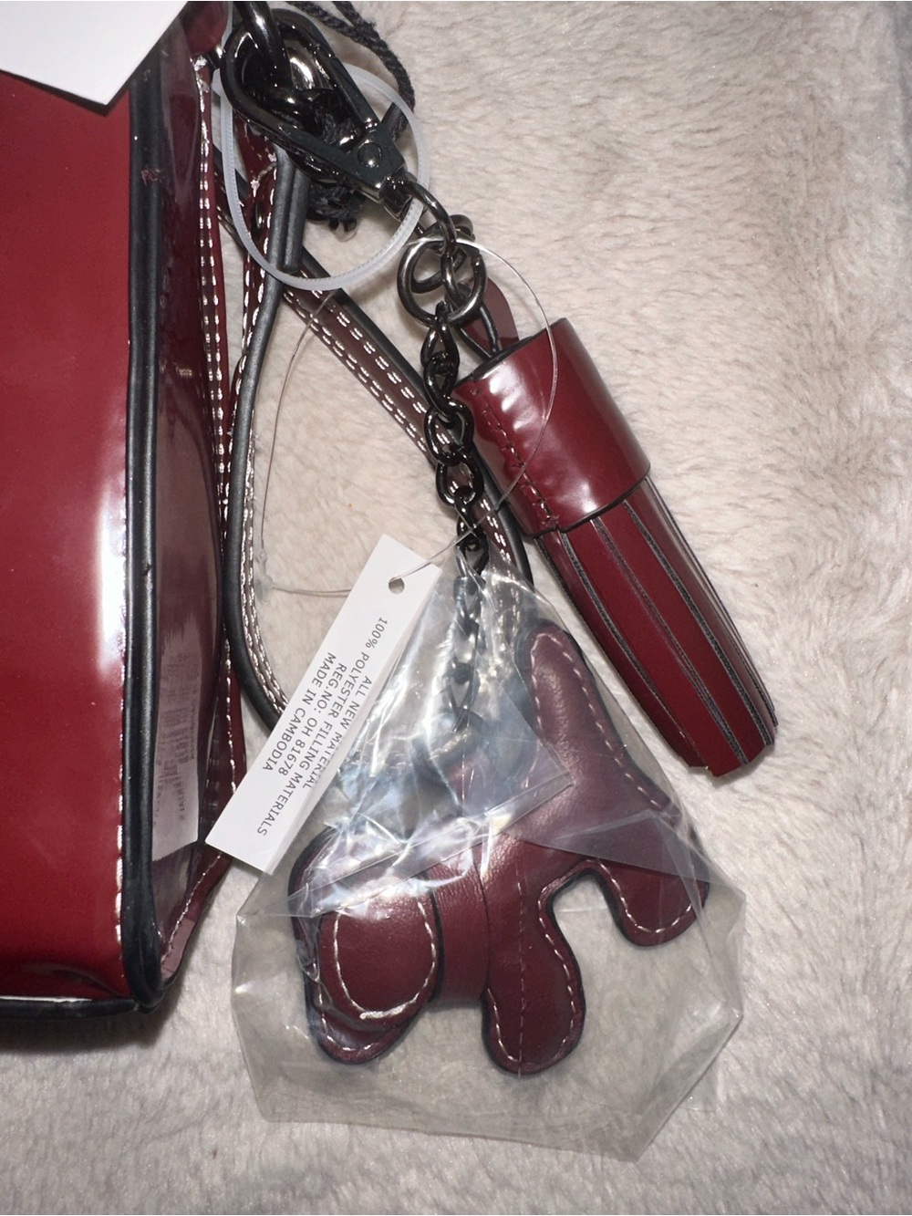 STEVE MADDEN Bmikas Glossy Bloodstone Shoulder Bag - Picture 4 of 14